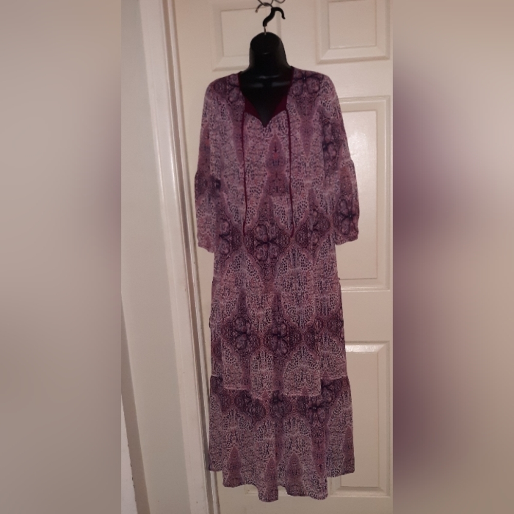 St John's  bay maxi dress size medium